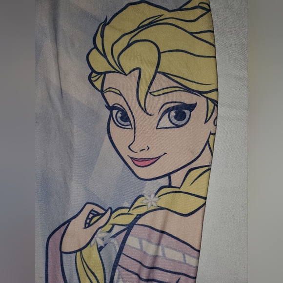Disney Frozen Pajama Bottoms in Blue and Yellow - Picture 3 of 12